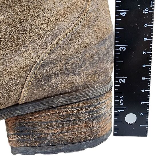 Born-Women’s Montoro ll Heeled Boot Tan Clay Genuine Leather Distressed, Size 10 - Picture 13 of 15